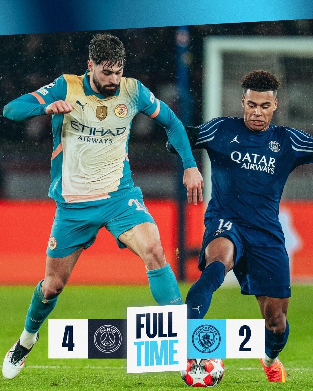 曼城遭绝杀惨败,欧冠出线形势岌岌可危的简单介绍 曼城遭绝杀惨败,欧冠出线形势岌岌可危的简单介绍