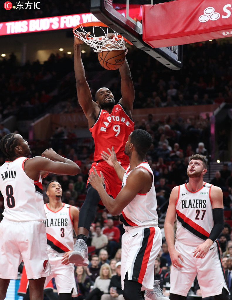 猛龙中锋伊巴卡入选最佳防守阵容 猛龙中锋伊巴卡入选最佳防守阵容