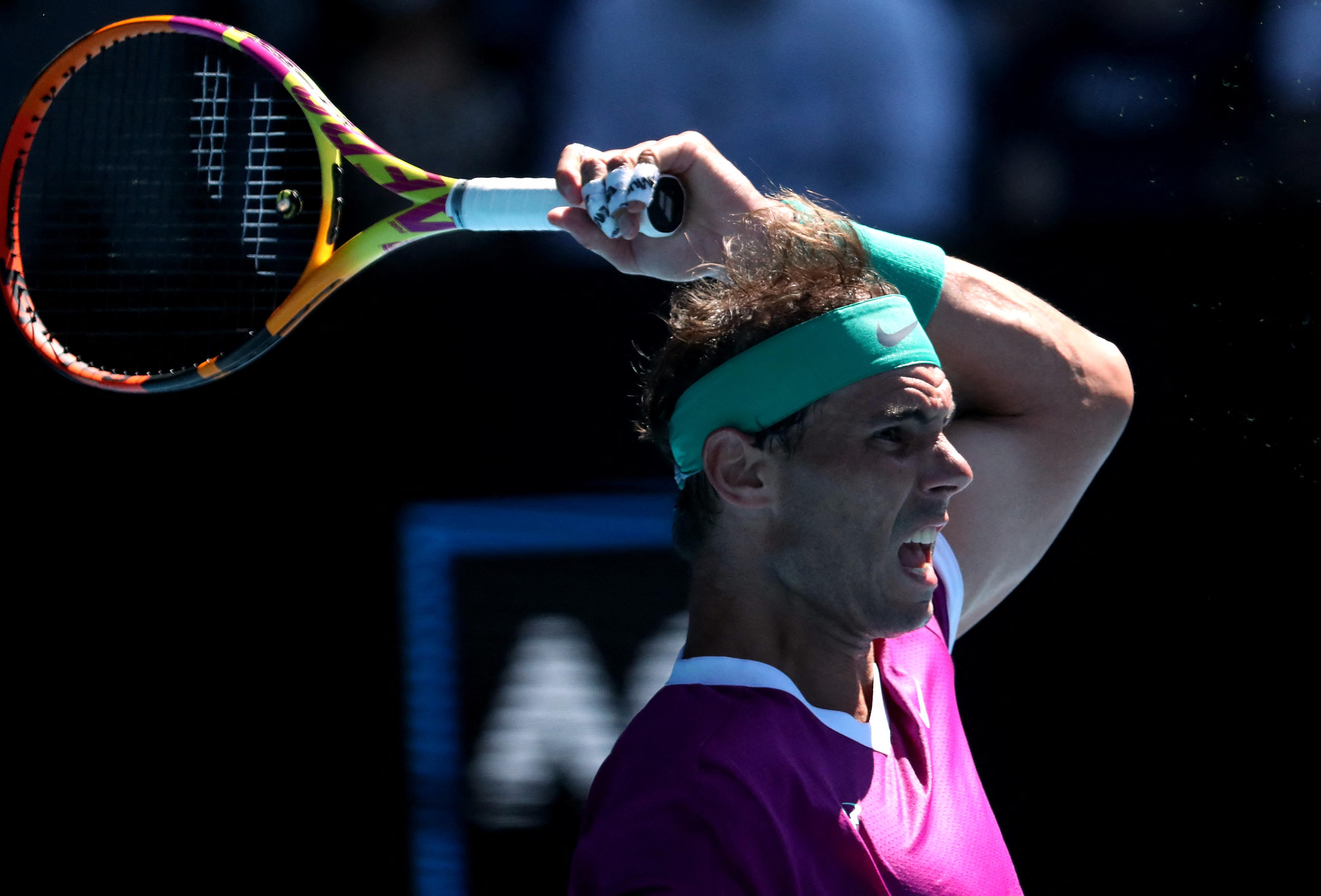 关于意大利网球队绝地反击澳大利亚网球队，纳达尔统治全场的信息